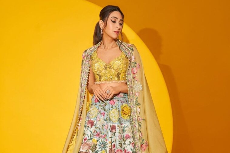 Karisma Kapoor In Yellow Embellished Lehenga Is What a Perfect Showstopper Is Made Of